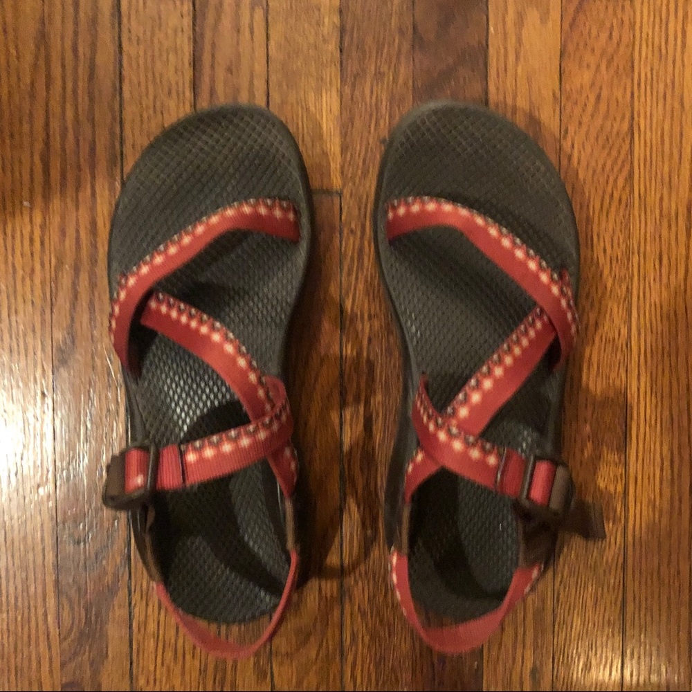Z Strap Red and Brown Chacos